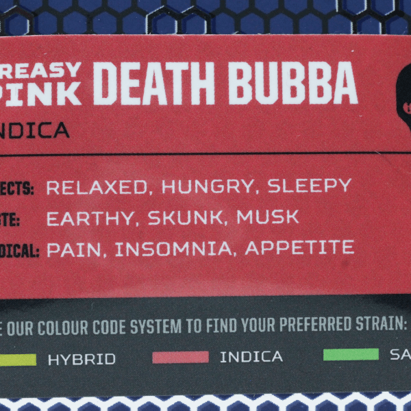 Death Bubba - Buzzed Extracts Shatter - INDICA 1g