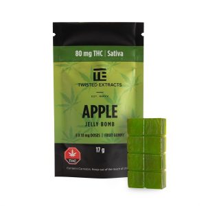 Apple Jelly Bomb (80mg THC) Sativa